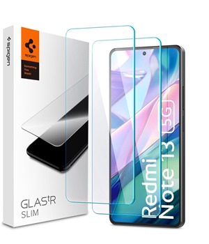 Spigen Glass.tR Slim tvrzen sklo pro Xiaomi Redmi Note 13 5G 2ks ir