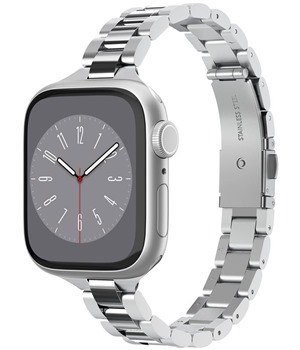 Spigen Modern Fit 316L ocelov emnek pro Apple Watch 38 / 40 / 41 / 42mm stbrn