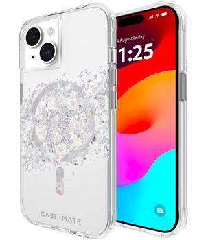 Case Mate Karat Touch of Pearl odoln zadn kryt s podporou MagSafe pro Apple iPhone 15 Plus ir