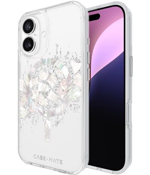 Case Mate Karat Touch of Pearl odoln zadn kryt s podporou MagSafe pro Apple iPhone 16 ir