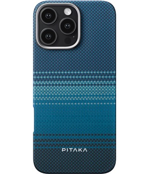 Pitaka Tactile Woven Case aramidov kryt s podporou MagSafe pro Apple iPhone 16 Pro modr