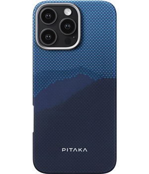 Pitaka Tactile Woven Case aramidov kryt s podporou MagSafe pro Apple iPhone 16 Pro modr / tmav modr