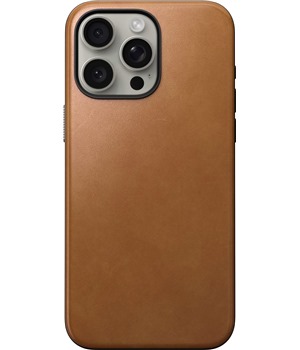 Nomad Modern Leather koen zadn kryt pro Apple iPhone 15 Pro Max svtle hnd