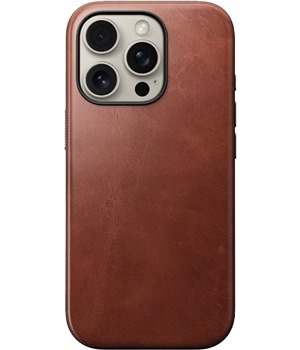 Nomad Modern Leather koen zadn kryt pro Apple iPhone 16 Pro Max hnd