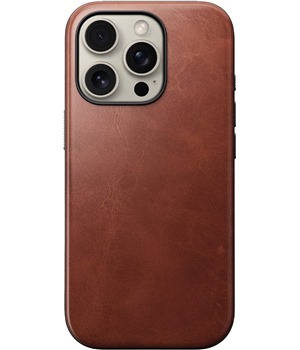 Nomad Modern Leather koen zadn kryt pro Apple iPhone 16 Pro hnd