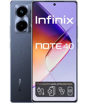 Infinix Note 40 8GB / 256GB Dual SIM Obsidian Black - rozbaleno