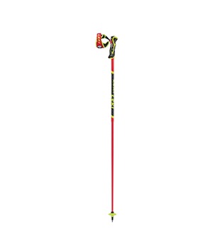 LEKI Poles, Venom SL 3D, bright red-black-neonyellow, 110