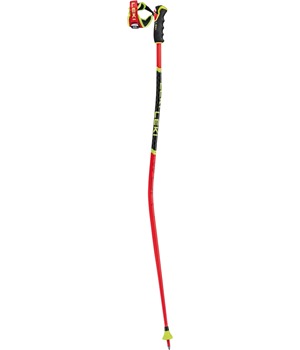 LEKI Poles, WCR TBS GS 3D, bright red-black-neonyellow, 110