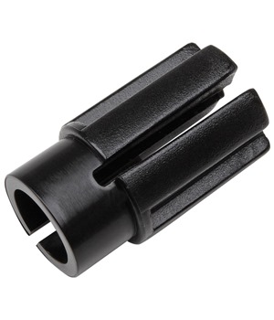 LEKI Doplnk Leki Split dowel for shafts with Y 18 mm - black