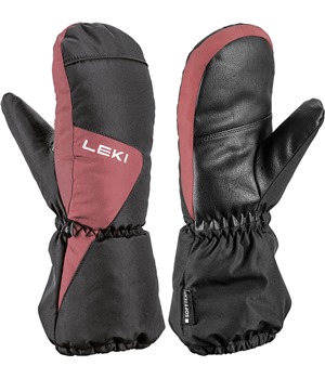 LEKI Nevio Junior Mitt, black-rose, 3.0