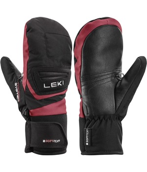 LEKI Griffin 3D Junior Mitt, black-rose, 4.0