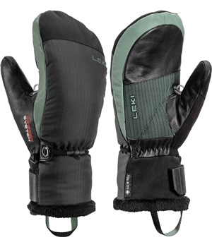 LEKI Lantana 3D GTX Women Mitt, graphite-dusty green, 6.0