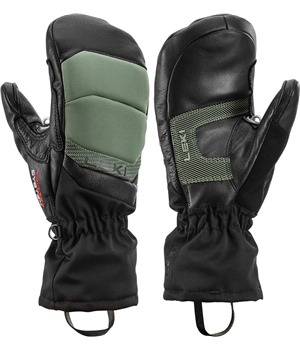 LEKI Griffin Base 3D Women Mitt, black-dusty green, 6.0