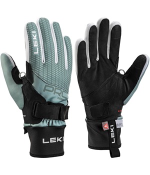 LEKI PRC ThermoPlus Shark Women, black-ice green , 6.0