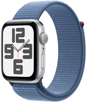 Apple Watch SE 2023 44mm Silver / Winter Blue Loop