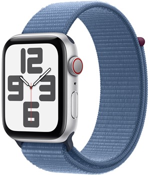 Apple Watch SE 2023 Cellular 44mm Silver / Winter Blue Loop