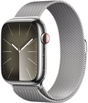 Apple Watch Series9 Cellular 45mm Steel / Silver Loop