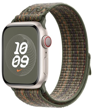 Apple Nike Sport Loop provlkac sportovn emnek pro Apple Watch 38 / 40 / 41mm Sequoia / Orange