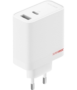 OnePlus SuperVOOC GaN Charger 80W USB-C/USB-A nabjeka s kabelem bl