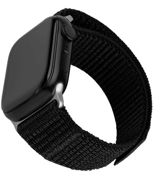 FIXED Nylon Sporty Strap nylonov emnek pro Apple Watch Ultra / 2 49mm ern