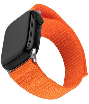 FIXED Nylon Sporty Strap nylonov emnek pro Apple Watch Ultra / 2 49mm oranov