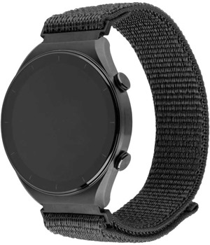 FIXED Nylon Sporty Strap nylonov emnek 20mm Quick Release pro smartwatch tmav ed