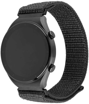 FIXED Nylon Sporty Strap nylonov emnek 22mm Quick Release pro smartwatch tmav ed