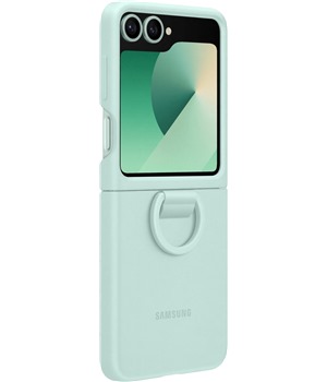 Samsung silikonov zadn kryt s kroukem na prst pro Samsung Galaxy Z Flip6 zelen (EF-PF741TMEGWW)