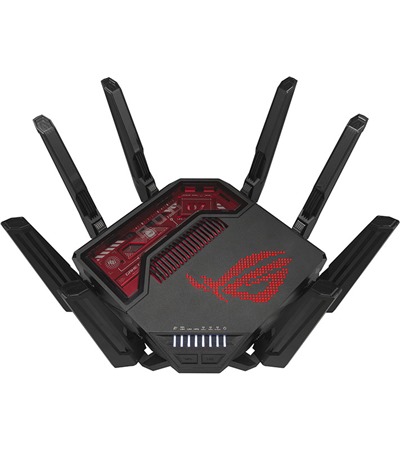 ASUS ROG Rapture GT-BE19000 router s podporou WI-Fi 7 ern 4smarts GaN Flex Pro 200W PD / QC nabjeka s prodluovacm adaptrem ,ZDARMA ASUS ROG Sheath velkoplon hern podloka pod my ern / erven ,ASUS TUF Gaming P1 hern podloka pod my ern ,ZDARMA ASUS ROG Gladius II Core hern my ern - promo 