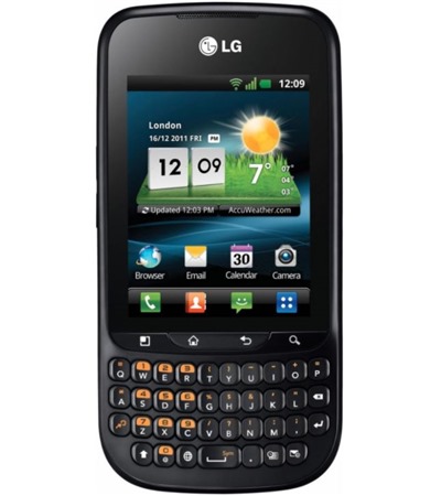 LG C660 Optimus QWERTY Black