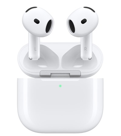 Apple AirPods (4th gen.) bezdrtov sluchtka bl 4smarts GaN Flex Pro 200W PD / QC nabjeka s prodluovacm adaptrem ,LDNIO SC10610 prodluovac kabel 2m 10x zsuvka, 5x USB-A, 1x USB-C bl 