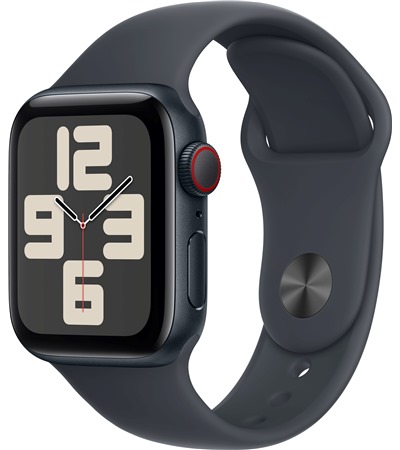 Apple Watch SE 2024 40mm Midnight + Midnight Sport Band M/L