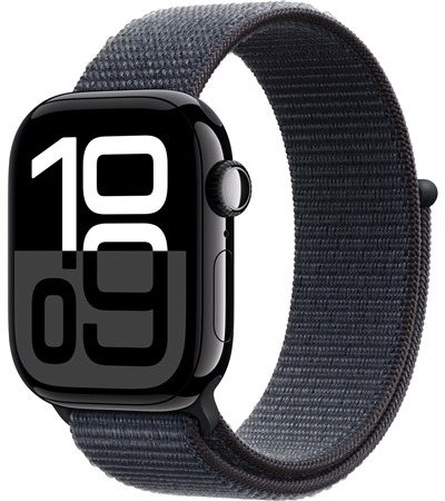 Apple Watch Series10 42mm Jet Black + Ink Sport Loop