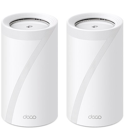 TP-Link Deco BE85 Mesh systm s podporou Wi-Fi 6 (2ks) 4smarts GaN Flex Pro 200W PD / QC nabjeka s prodluovacm adaptrem ,LDNIO SC10610 prodluovac kabel 2m 10x zsuvka, 5x USB-A, 1x USB-C bl 