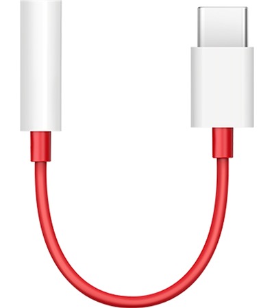 OnePlus USB-C / jack 3,5mm, ervenobl adaptr