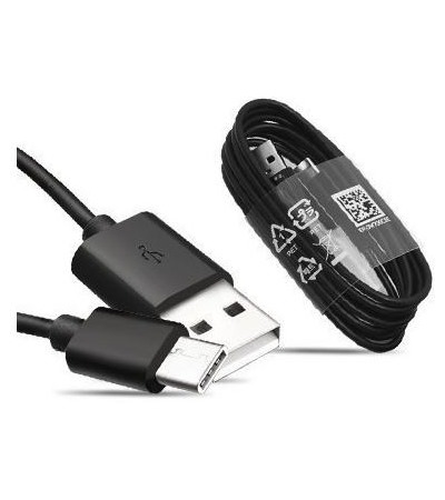 Samsung USB-A / USB-C, 1.2m ern kabel, bulk (EP-DG970BBE)