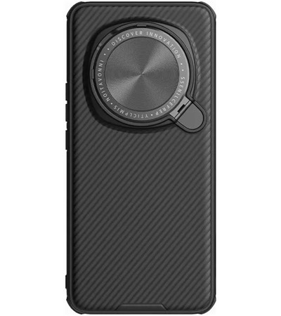 Nillkin CamShield Prop Magnetic zadn kryt s krytkou kamery/stojnkem s podporou MagSafe pro HONOR Magic6 Pro ern