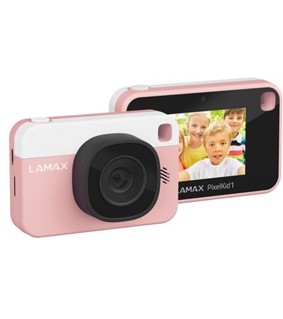 LAMAX PixelKid1 dtsk fotoapart modr 4smarts GaN Flex Pro 200W PD / QC nabjeka s prodluovacm adaptrem ,LDNIO SC10610 prodluovac kabel 2m 10x zsuvka, 5x USB-A, 1x USB-C bl 