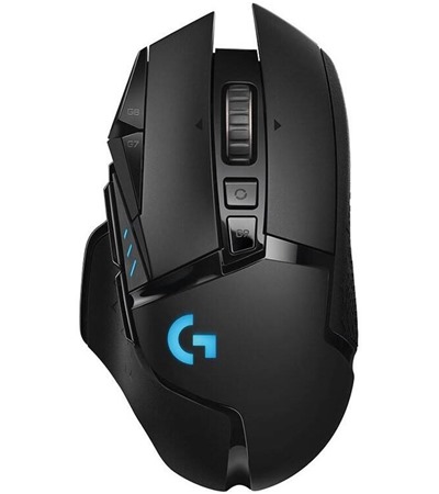 Logitech G502 Lightspeed bezdrtov hern my ern ASUS TUF Gaming P1 hern podloka pod my ern ,ASUS ROG Scabbard II Medium hern podloka pod my erven / ern 