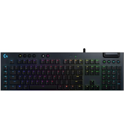 Logitech G815 US mechanick hern klvesnice ern TB Clean stlaen vzduch 600ml ,ASUS TUF Gaming P1 hern podloka pod my ern ,ASUS ROG Scabbard II Medium hern podloka pod my erven / ern 