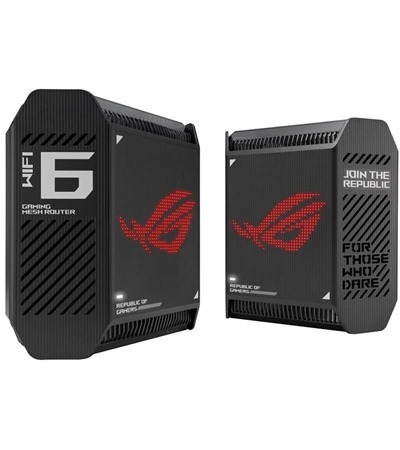 ASUS ROG Rapture GT6 Mesh systm s podporou Wi-Fi 6  ern (2ks) 4smarts GaN Flex Pro 200W PD / QC nabjeka s prodluovacm adaptrem ,ASUS ROG Scabbard II Medium hern podloka pod my erven / ern ,Tech-Protect PC6X6 prodluovac kabel 2m 6x zsuvka, 3x USB-A 3x USB-C 