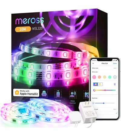 Meross Smart WiFi LED Strip 10m LED psek 4smarts GaN Flex Pro 200W PD / QC nabjeka s prodluovacm adaptrem ,ASUS TUF Gaming P1 hern podloka pod my ern ,ASUS ROG Scabbard II Medium hern podloka pod my erven / ern ,Tech-Protect PC6X6 prodluovac kabel 2m 6x zsuvka, 3x USB-A 3x USB-C 