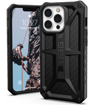 UAG Monarch odoln zadn kryt pro Apple iPhone 13 Pro karbonov ern ASUS TUF Gaming P1 hern podloka pod my ern ,ASUS ROG Scabbard II Medium hern podloka pod my erven / ern 