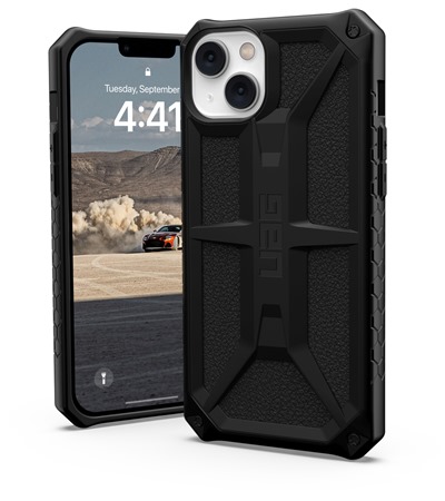 UAG Monarch odoln zadn kryt pro Apple iPhone 14 Plus ern ASUS TUF Gaming P1 hern podloka pod my ern ,ASUS ROG Scabbard II Medium hern podloka pod my erven / ern 