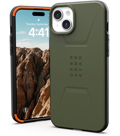 UAG Civilian zadn kryt s podporou MagSafe pro Apple iPhone 15 Plus ern ASUS TUF Gaming P1 hern podloka pod my ern ,ASUS ROG Scabbard II Medium hern podloka pod my erven / ern 