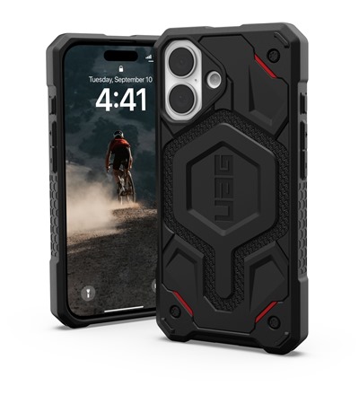 UAG Monarch Pro MagSafe odoln zadn kryt pro Apple iPhone 16 kevlarov ern ASUS TUF Gaming P1 hern podloka pod my ern ,ASUS ROG Scabbard II Medium hern podloka pod my erven / ern 