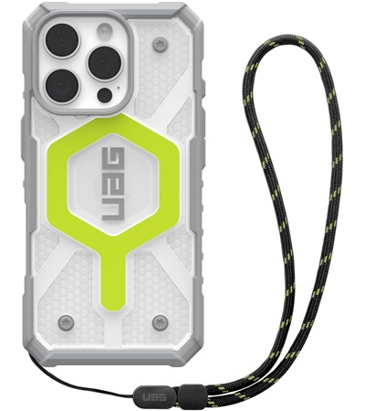 UAG Pathfinder Lanyard odoln zadn kryt s podporou MagSafe a poutkem pro Apple iPhone 16 Pro lut