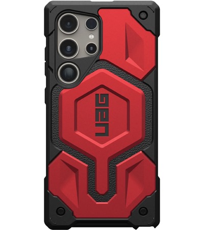 UAG Monarch Pro MagSafe odoln zadn kryt pro Samsung Galaxy S24 Ultra erven ASUS TUF Gaming P1 hern podloka pod my ern ,ASUS ROG Scabbard II Medium hern podloka pod my erven / ern 