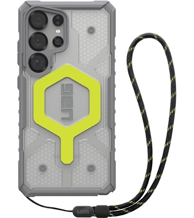 UAG Pathfinder Lanyard odoln zadn kryt s podporou MagSafe a poutkem pro Samsung Galaxy S25 Ultra lut ZDARMA 4smarts 60W kabel 