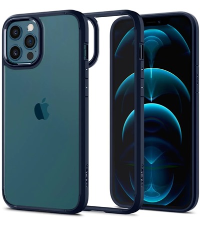 Spigen Ultra Hybrid zadn kryt pro Apple iPhone 12 / 12 Pro modr